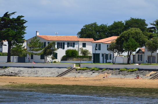 Plage de l'Am&eacute;rault &agrave; La Flotte (&icirc;le de r&eacute; - Charente-Maritime)