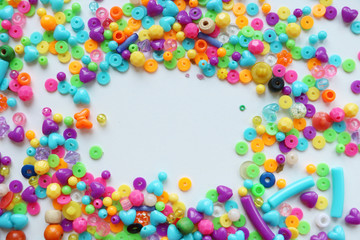 Colorfull beads and place to write