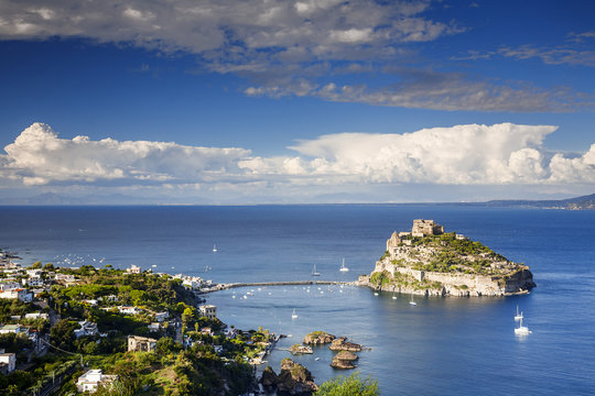 Italy, Campania, Napoli district, Ischia Island, Ischia Ponte