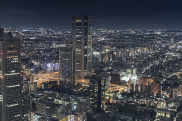 Fototapeta premium 東京の新宿からの夜景