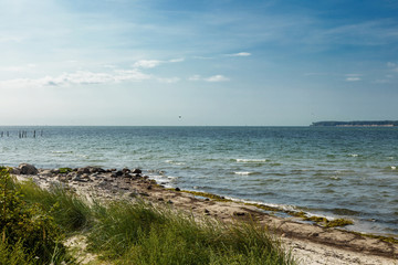Fototapeta na wymiar Sea in Denmark during summer