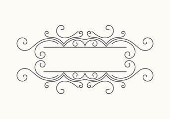 Hand drawn decorative border