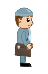 Indian Cartoon Postman