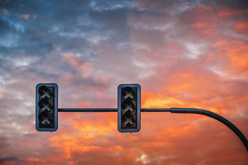 Ampel fertig zum betrieb