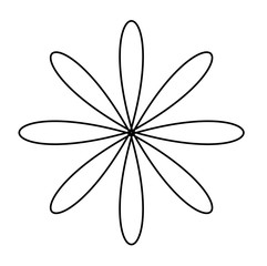 Floral Vector Star
