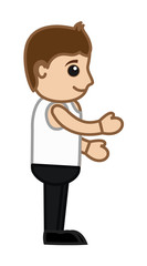 Young Cartoon Boy Character