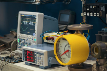 Industrial equipment - oscilloscope and electronic apparatus