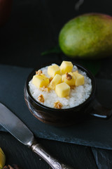 Mango with sticky rice - beautiful sweet dessert.