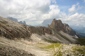 Dolomite's landscape -Puez odle natural park