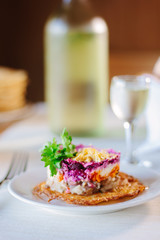 Fresh beet salad