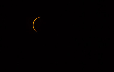 Solar eclipse as seen from Columbia, SC August 21st 2017