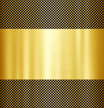 Gold Metal Background