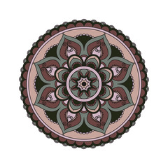 Flower Mandalas. Vintage decorative elements. Oriental pattern, vector illustration. Islam, Arabic, Indian, turkish, pakistan, chinese, ottoman motifs