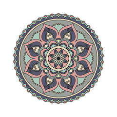 Flower Mandalas. Vintage decorative elements. Oriental pattern, vector illustration. Islam, Arabic, Indian, turkish, pakistan, chinese, ottoman motifs
