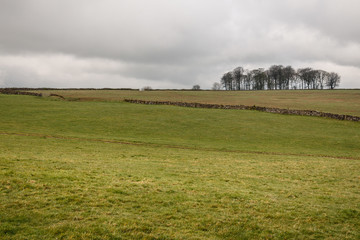 Fototapeta na wymiar Arbor Low Stone Circle, Peak District. Ancient Sundial. English landscape Derbyshire