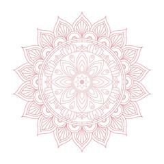 Flower Mandalas. Vintage decorative elements. Oriental pattern, vector illustration. Islam, Arabic, Indian, turkish, pakistan, chinese, ottoman motifs