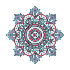 Flower Mandalas. Vintage decorative elements. Oriental pattern, vector illustration. Islam, Arabic, Indian, turkish, pakistan, chinese, ottoman motifs