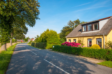 Village of Askeby on island of Moen in Denmark