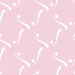 Geometric pale pink seamless pattern for fabrics