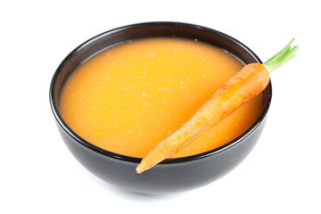 Carrot cream soup