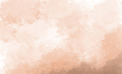 Orange watercolor background. Digital drawing.