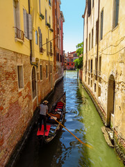 Venice - Water canal between old buildings