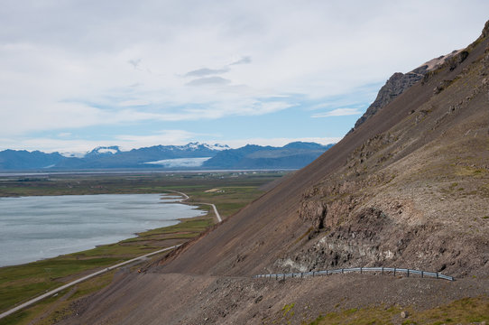 Almannaskard slides in east iceland