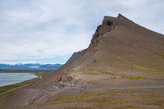 Almannaskard slides in east iceland