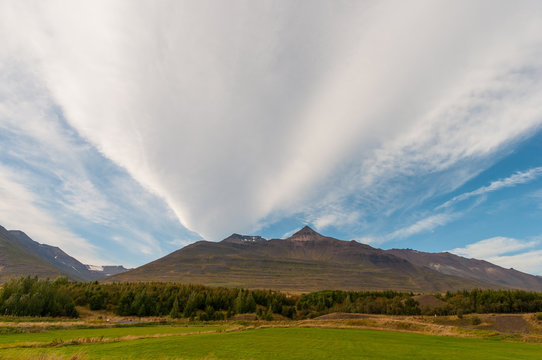 Mountain Kerling in Eyjafjordur Iceland