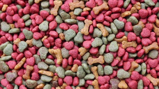 dog food and cat food background rotation