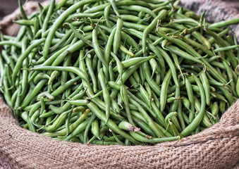 pods of green beans 