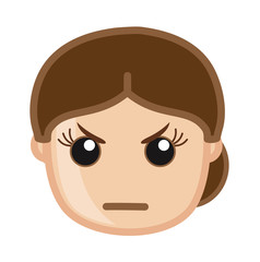 Angry Woman Face