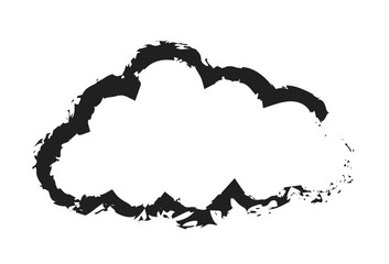 Grunge Stroke Cloud
