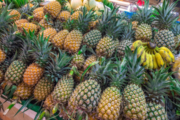 Fresh fruits at local market at Phuket, Thailand.