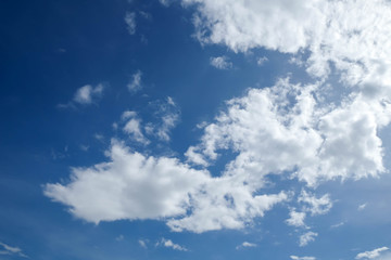 Blue sky with clouds background