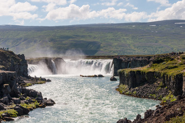 Godafoss waterfall in north Iceland