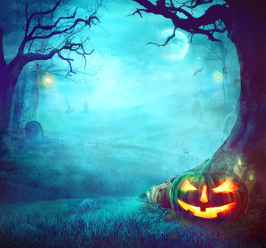 Halloween Spooky Background