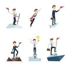 Business career set.