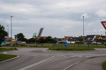 Fototapeta na wymiar Town of Karrebaeksminde in Denmark