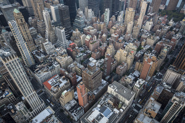 New York city birds eye view