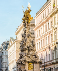 Fototapeta na wymiar Baroque Plague column in Vienna