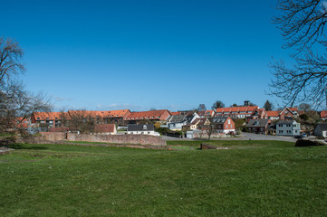 Town of Vordingborg in Denmark