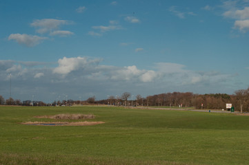 Fototapeta na wymiar a field in Vordingborg Denmark