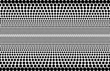 Abstract monochrome halftone pattern - perforated background