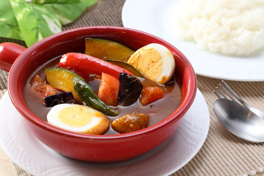 野菜たっぷりスープカレー