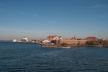 Fototapeta na wymiar cityscape of Nykoebing F in Denmark