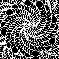 Decorative background pattern with curls