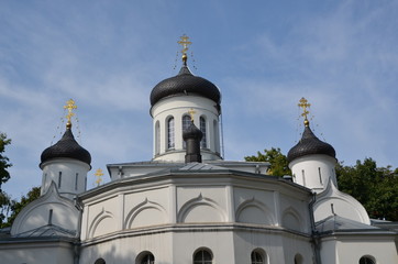 Fototapeta na wymiar Orthodox Cathedral in Kaunas, Lithuania