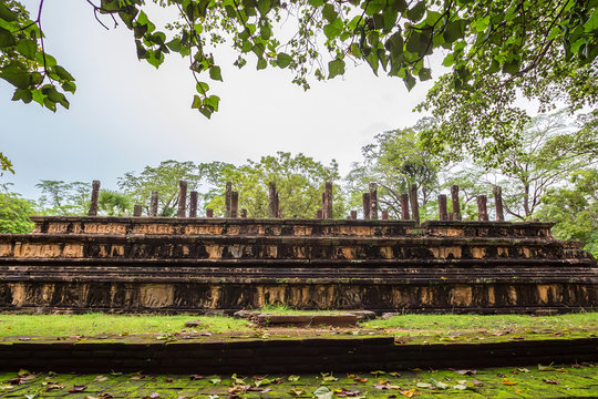 Ruins of Audience Hall in Polonnaruwa