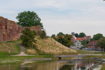 Vordingborg castle ruins in Denmark